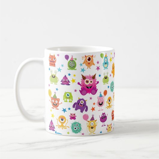 Mug Monstre costume mignon Motif de la fête d'Hallowee (Gauche)