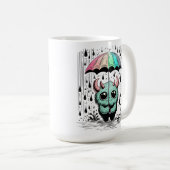Mug Monstre dans la pluie (Devant droit)