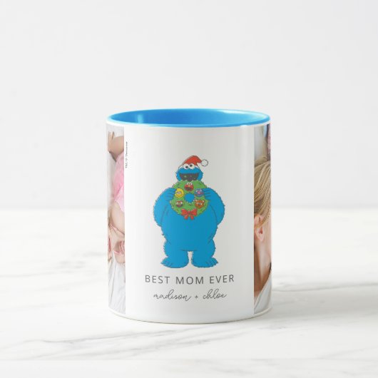 Mug Monstre de biscuits de Noël | Meilleure maman - Ph (Centre)