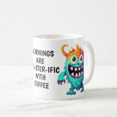 Mug Monstre de dessin (Devant droit)