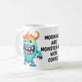 Mug Monstre de dessin (Devant gauche)