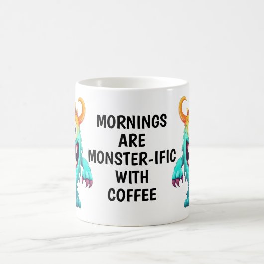 Mug Monstre de dessin (Centre)