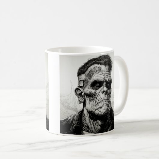 Mug monstre de Frankenstein (Devant droit)