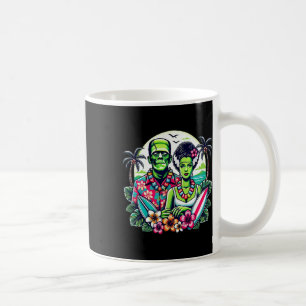 Mug Monstre de Frankenstein et mariée tropical Hawaïen