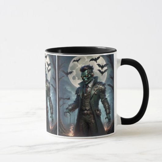 Mug Monstre de Frankenstein Steampunk Halloween (Droite)