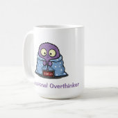 Mug Monstre de la Réflexion Excessive Amusant (Devant gauche)