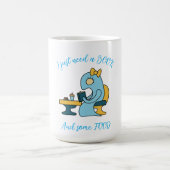 Mug Monstre de lecture de livre dans un café (Centre)