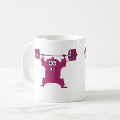 Mug Monstre de WOD (monstre mignon de bribe d'haltère) (Devant gauche)