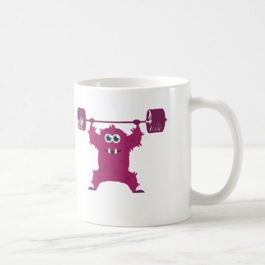 Mug Monstre de WOD (monstre mignon de bribe d'haltère) (Droite)