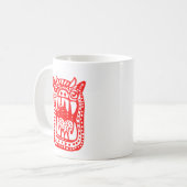 Mug Monstre d'horreur - Rouge (Devant gauche)