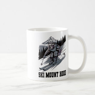 Mug Monstre du ski dévalant le mont Hood Oregon Wow Am