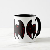 Mug Monstre en cristaux de Mothman (Devant droit)