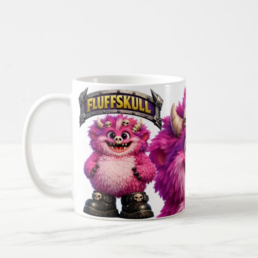 Mug Monstre Fluffskull (Gauche)