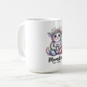 Mug Monstre maman. (Maman + Monstre) (Devant gauche)