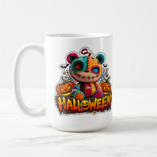 🎃🧸 Mug Monstre Pelucheux Halloween Mignon 👻☕