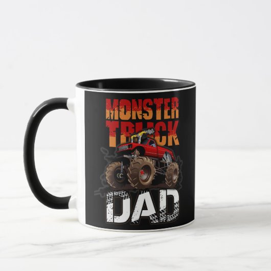 Mug Monstre Père Retro Vintage Monster Father (Gauche)