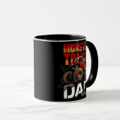 Mug Monstre Père Retro Vintage Monster Father (Devant droit)
