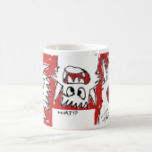 Mug Monstre rouge de bande dessinée (Centre)