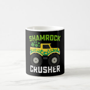Mug Monstre Shamrock Crusher camion écraser jour de la