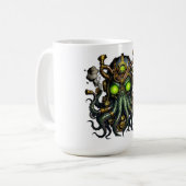 Mug monstre Steampunk Cthulhu (Devant gauche)