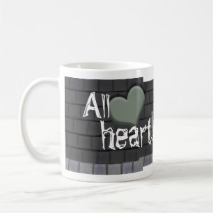 Mug Monstre vert flou au coeur