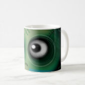 Mug Monstre vert Kawaii (Devant droit)
