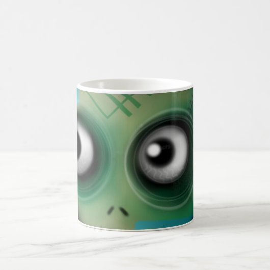 Mug Monstre vert Kawaii (Centre)