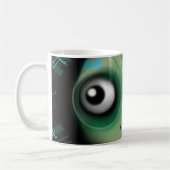 Mug Monstre vert Kawaii (Gauche)