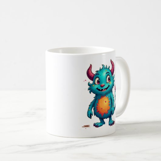 Mug Monstre Whimsical de charme (Devant droit)