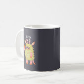 Mug Monstres amusants Personnalisé (Devant gauche)