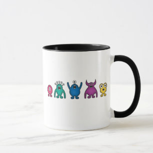 Mug Monstres d'alien d'arc-en-ciel