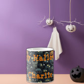 Mug Monstres d'Halloween mignonnes, Nom personnalisé