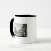Mug Mont Blanc des bains de St Didier (Devant gauche)