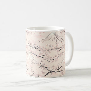 Mug Mont Fuji avec fleurs de cerisier – Japonais (1)