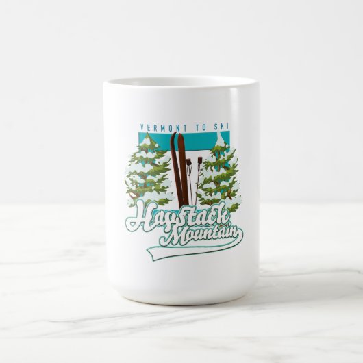 Mug Mont Haystack Vermont USA Ski logo (Centre)
