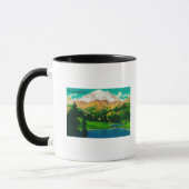 Mug Mont Rainier du lac Tipsoo au col Chinook (Gauche)