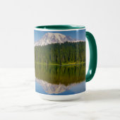 Mug Mont Rainier et lac de réflexion (Devant droit)