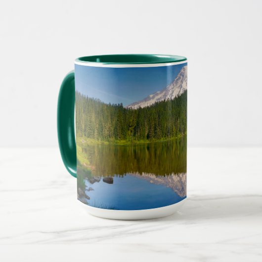 Mug Mont Rainier et lac de réflexion (Devant gauche)