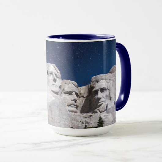 Mug Mont Rushmore Timelape Sky (Devant droit)