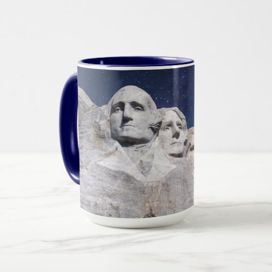 Mug Mont Rushmore Timelape Sky (Devant gauche)