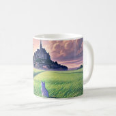 Mug Mont Saint-Michel France Voyage (Devant droit)