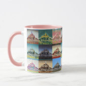 Mug Mont Saint Michel, Normandie, France Collage (Gauche)