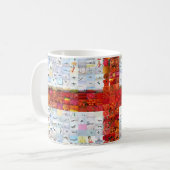 Mug Montage de drapeau de l'Angleterre (Devant gauche)