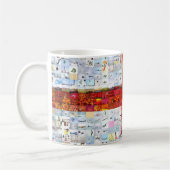 Mug Montage de drapeau de l'Angleterre (Gauche)