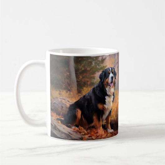 Mug Montagne bernoise en automne Feuilles automne Insp (Gauche)
