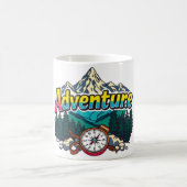 Mug Montagne d'aventure – Conception de randonnée en p (Centre)