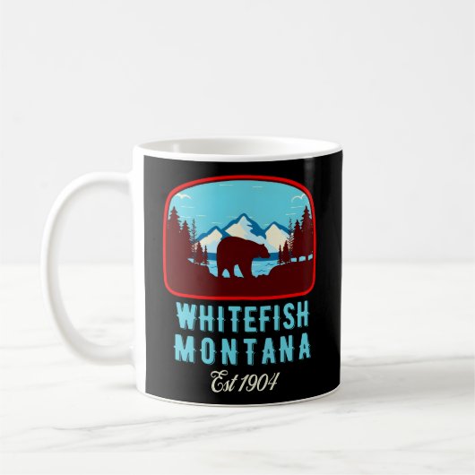 Mug Montagne de l'ours sauvage du Montana (Gauche)