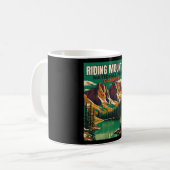Mug Montagne d'équitation � Esprit des montagnes (Devant gauche)