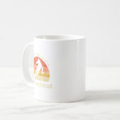 Mug Montagne Mohawk de Ski vintage (Devant gauche)