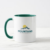 Mug Montagne Randonnée et aventure (Gauche)